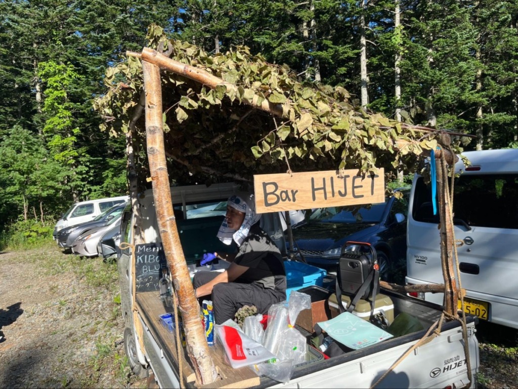 軽自動車を改造したBAR-HIJET